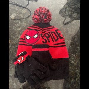Boys hat and glove set